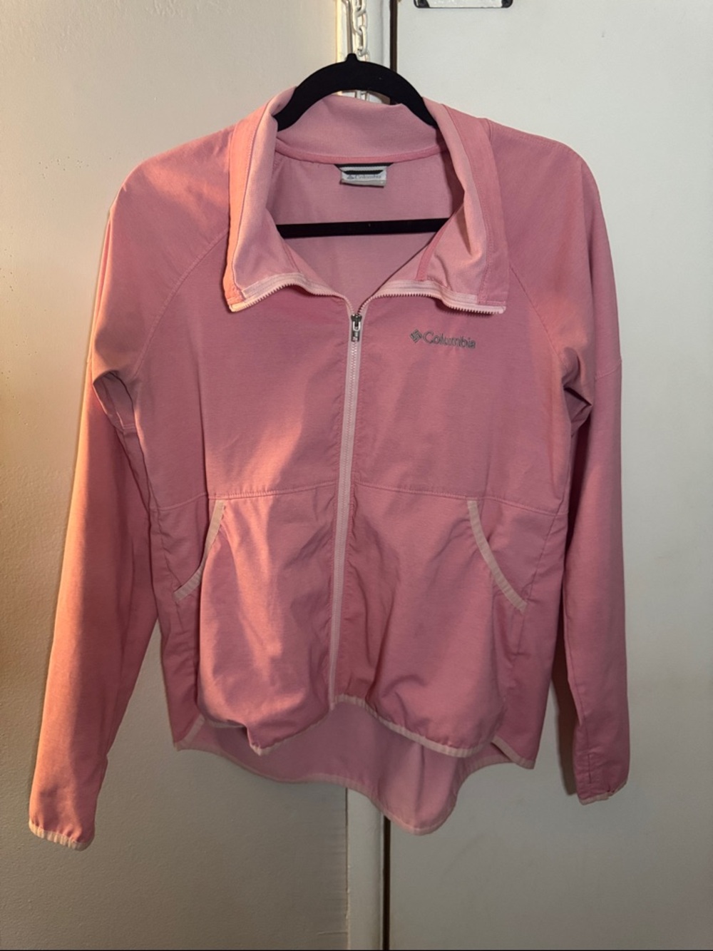 Columbia Women's Pink Full-Zip Running Jacket